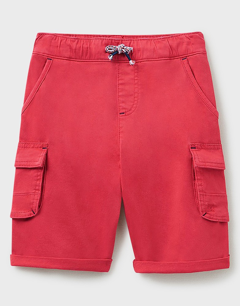 Boy's Elasticated Cargo Shorts from Crew Clothing Company