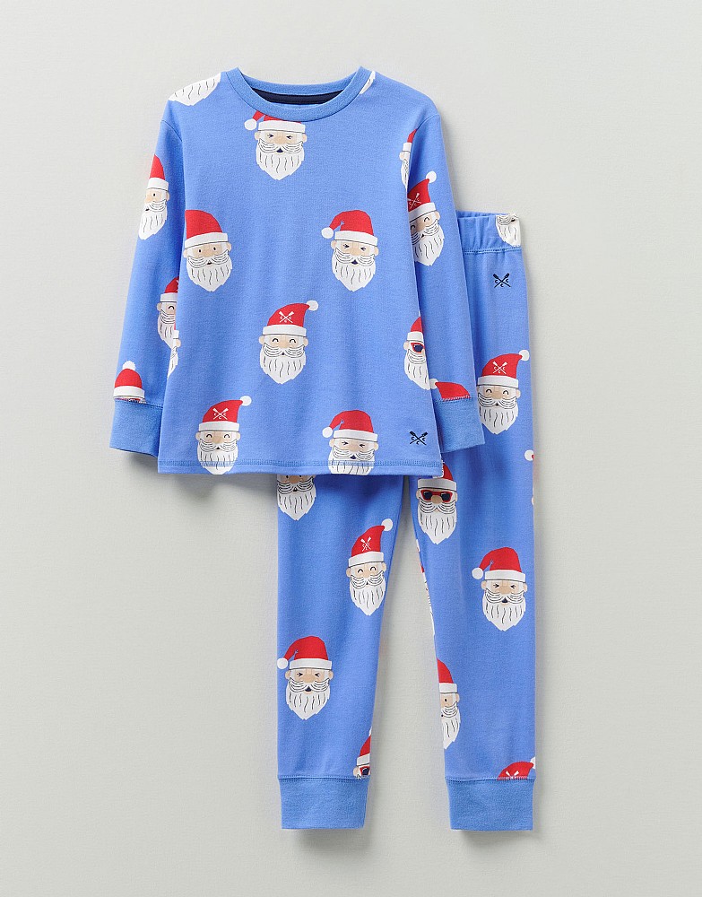 Long Sleeve Santa Pyjama Set