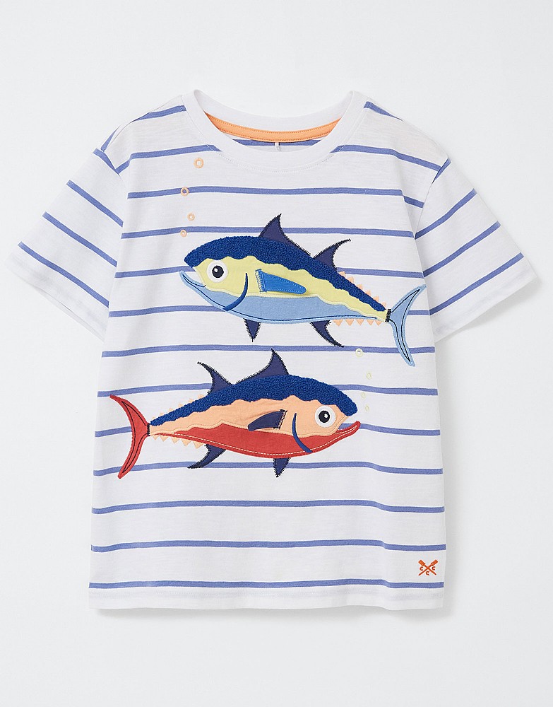 Boys' Two Fish T-Shirt from Crew Clothing Company