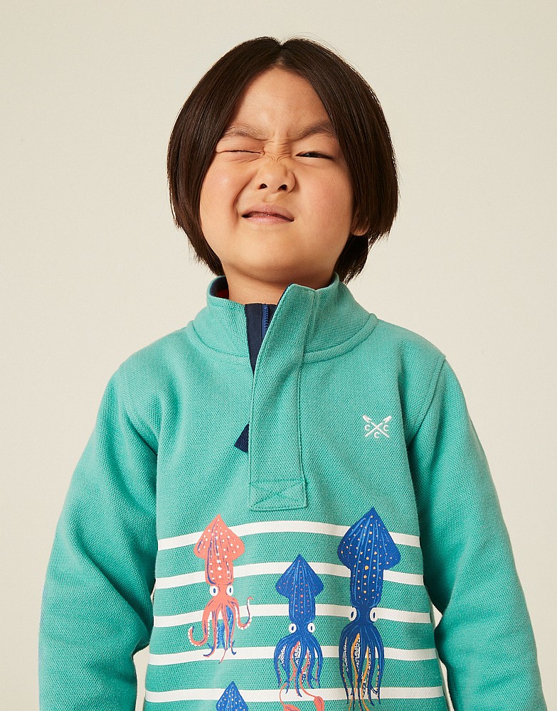 Squid Stripe Breakout Pique Padstow Sweatshirt