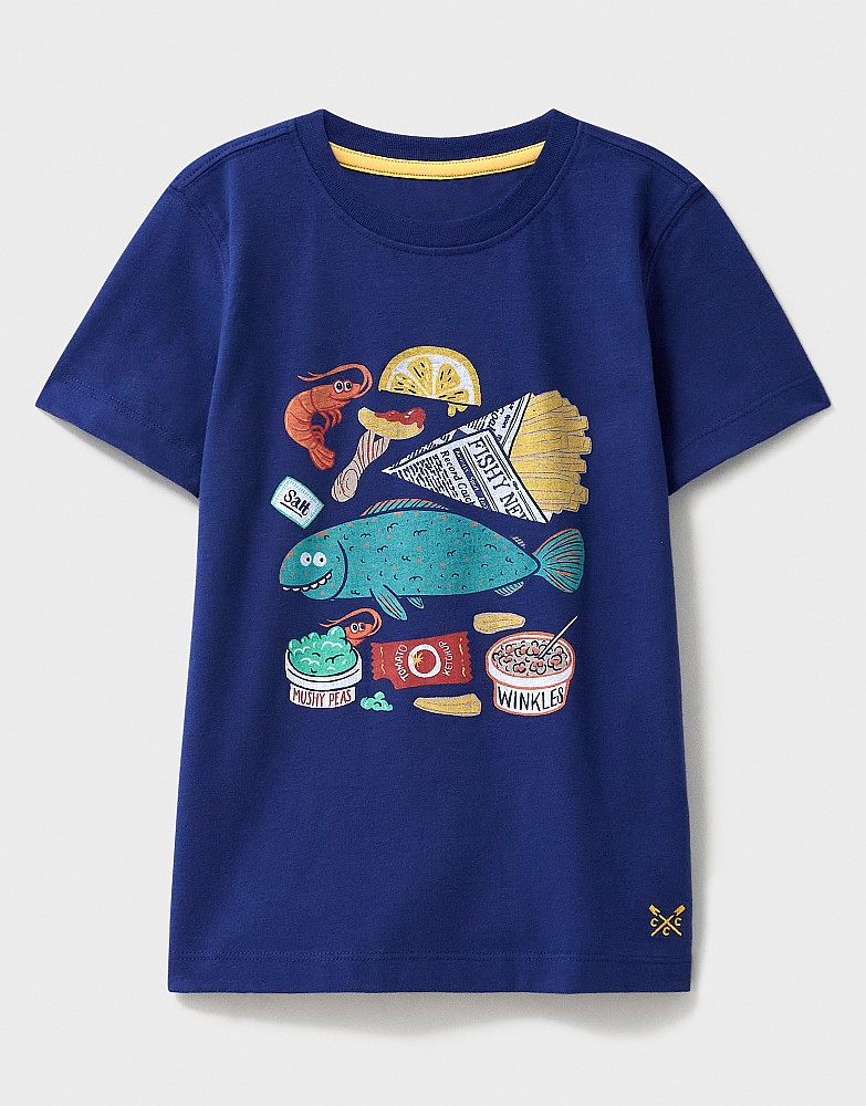 Fish And Chips Short Sleeve T-Shirt