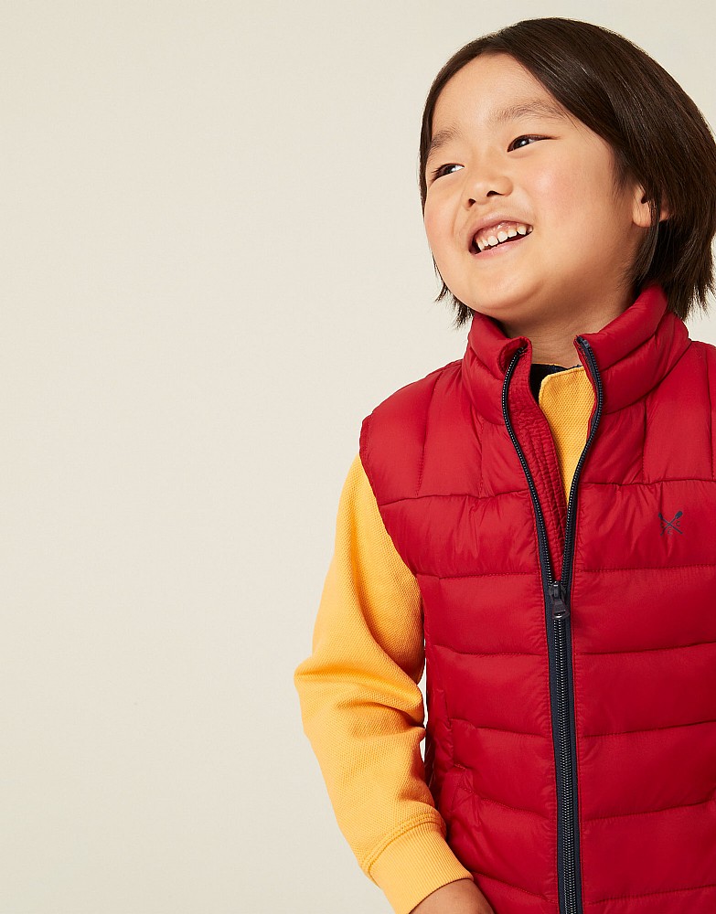 Lightweight Lowther Gilet in Red