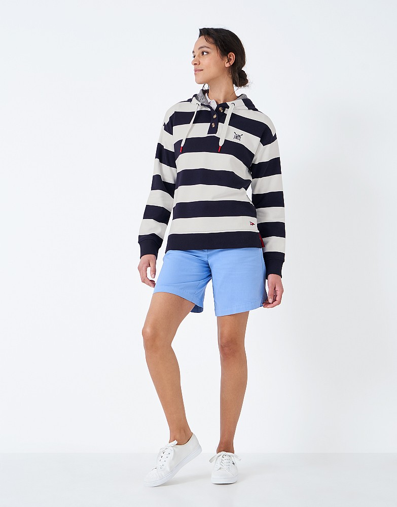 30th Collection Button Front Breton Hoodie