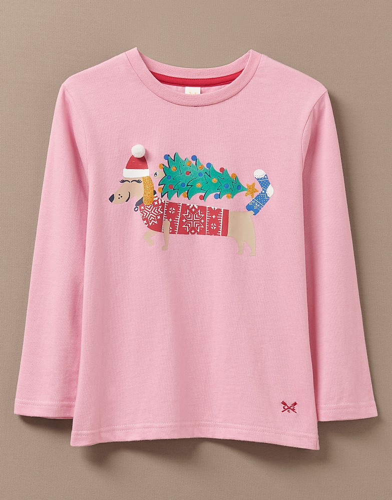 Long Sleeve Lola Xmas Tree T-Shirt