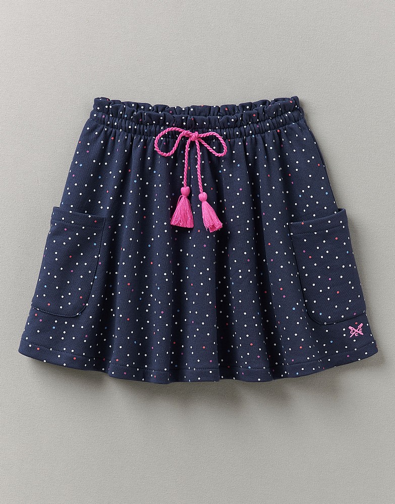 Spotty Loopback Sweat Skirt