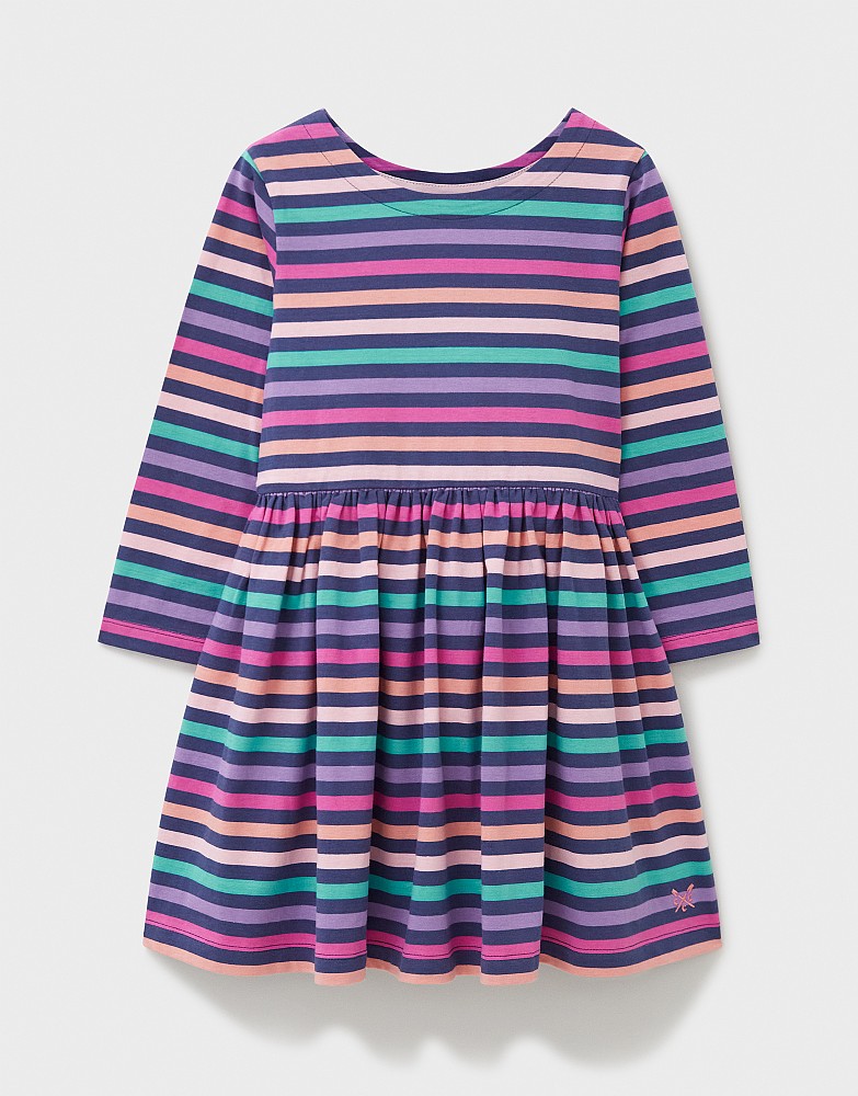 Multi Stripe Jersey Dress