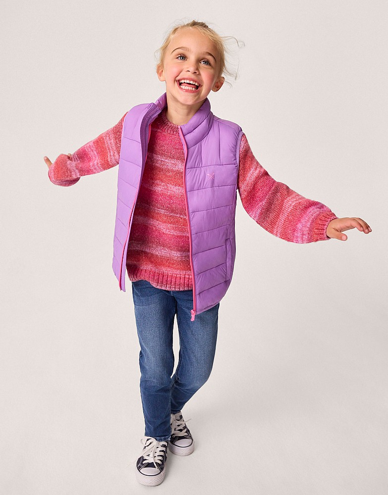 Lightweight Gilet in Purple