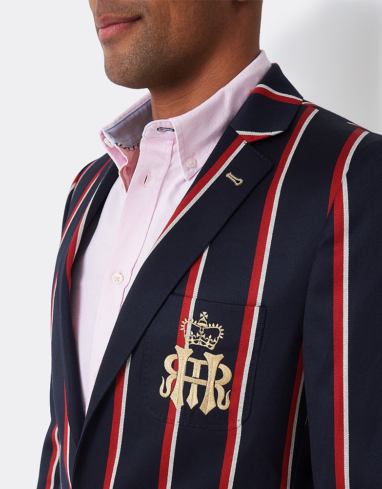 Mens striped blazer on sale sale