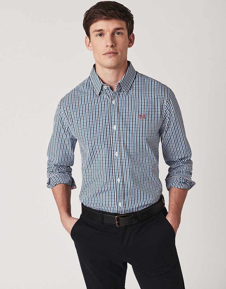 Men's Crew Classic Fit Tattersall Shirt from Crew Clothing Company