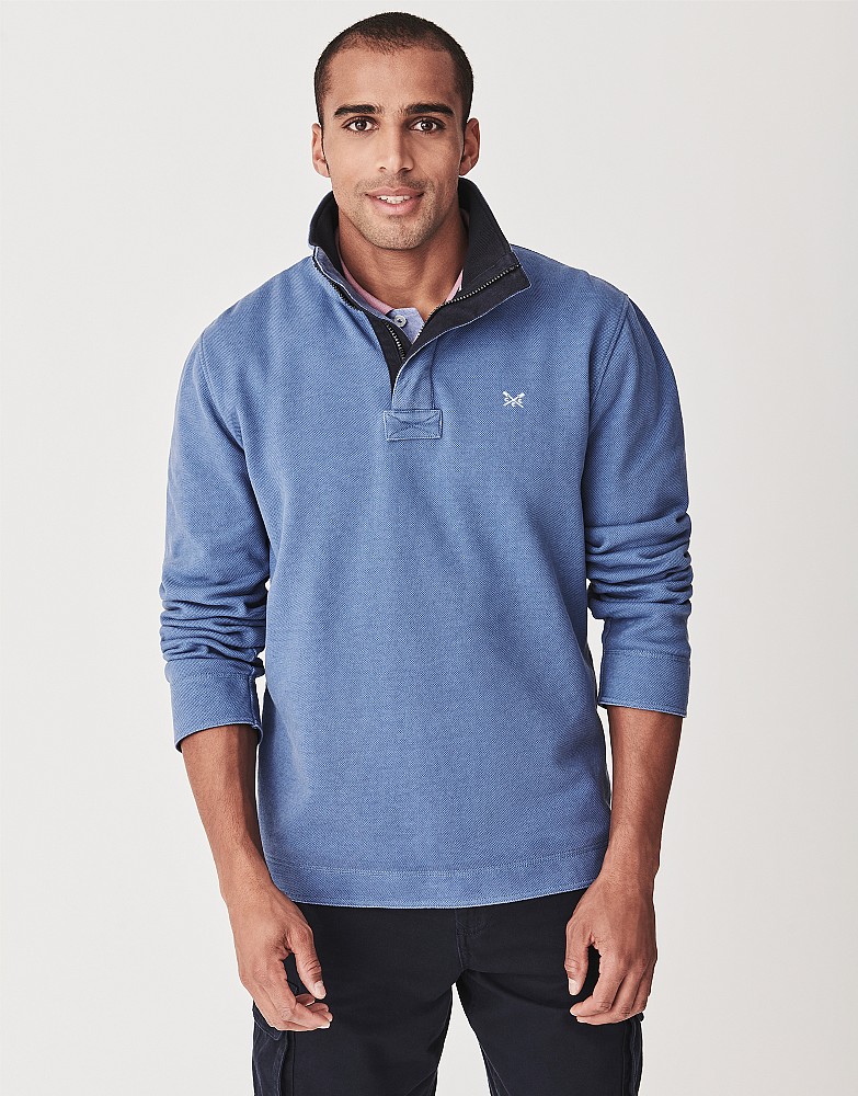 Men's Light Weight Padstow Pique Sweatshirt from Crew Clothing Company