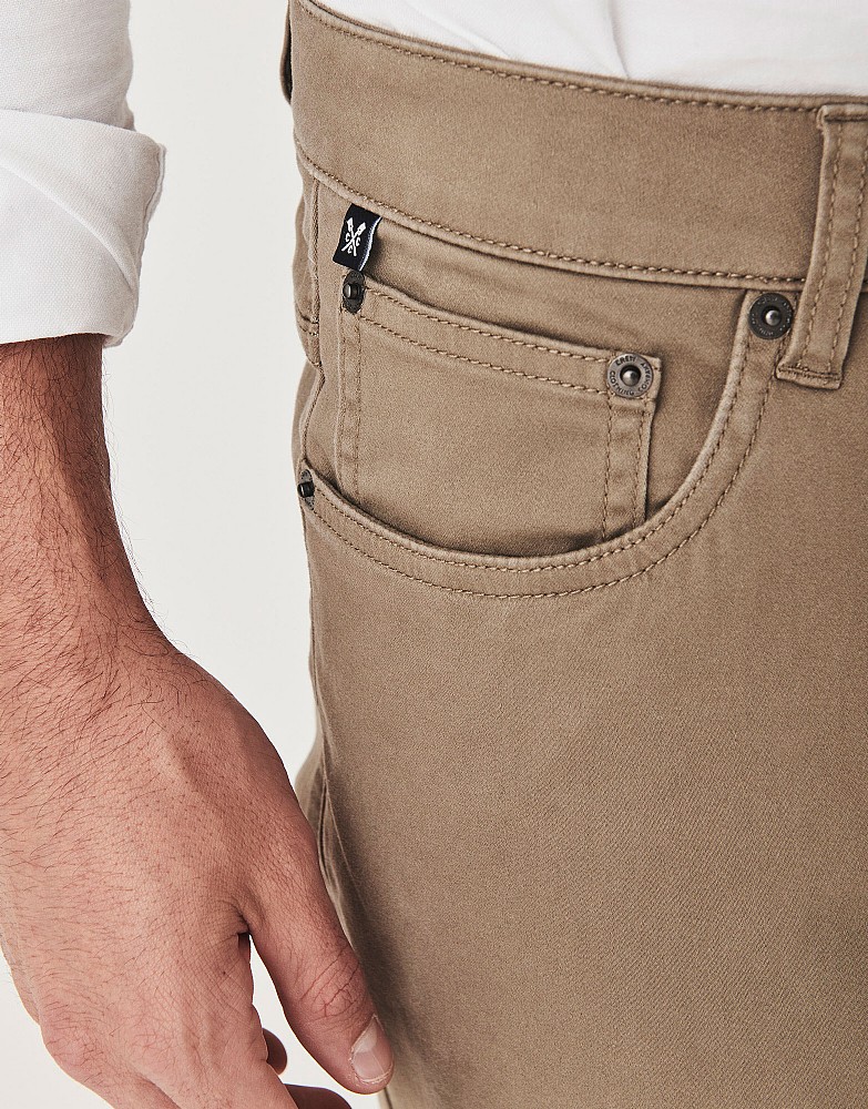 Drakes Trousers  Tan Japanese Selvedge Needlecord FivePocket Trousers   Mens  Haasparihaas