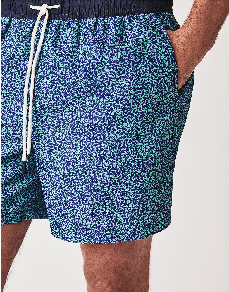 Shell Print Swim Shorts