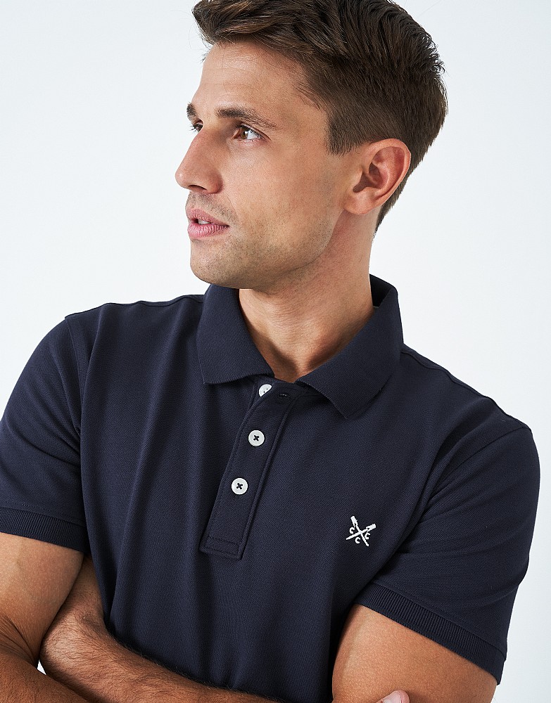 Men's Stretch Pique Polo Shirt from Crew Clothing Company