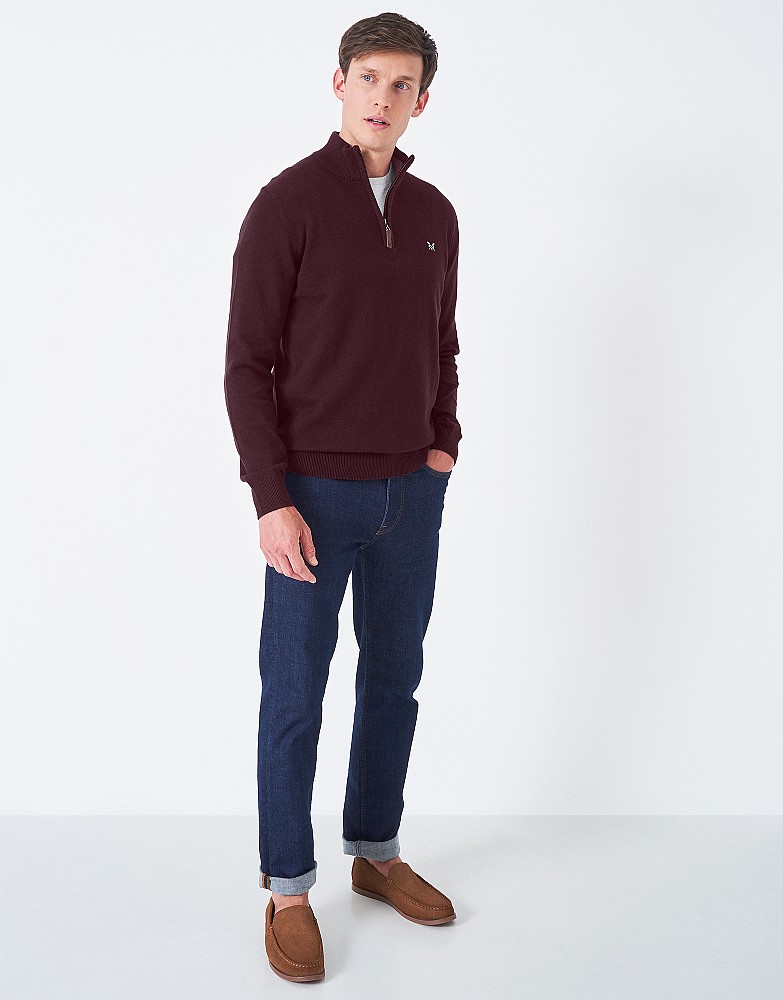 Classic Half Zip Knit Jumper image 2