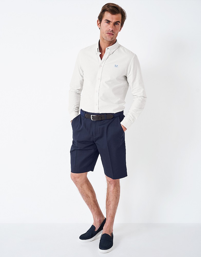 Tailored Linen Shorts