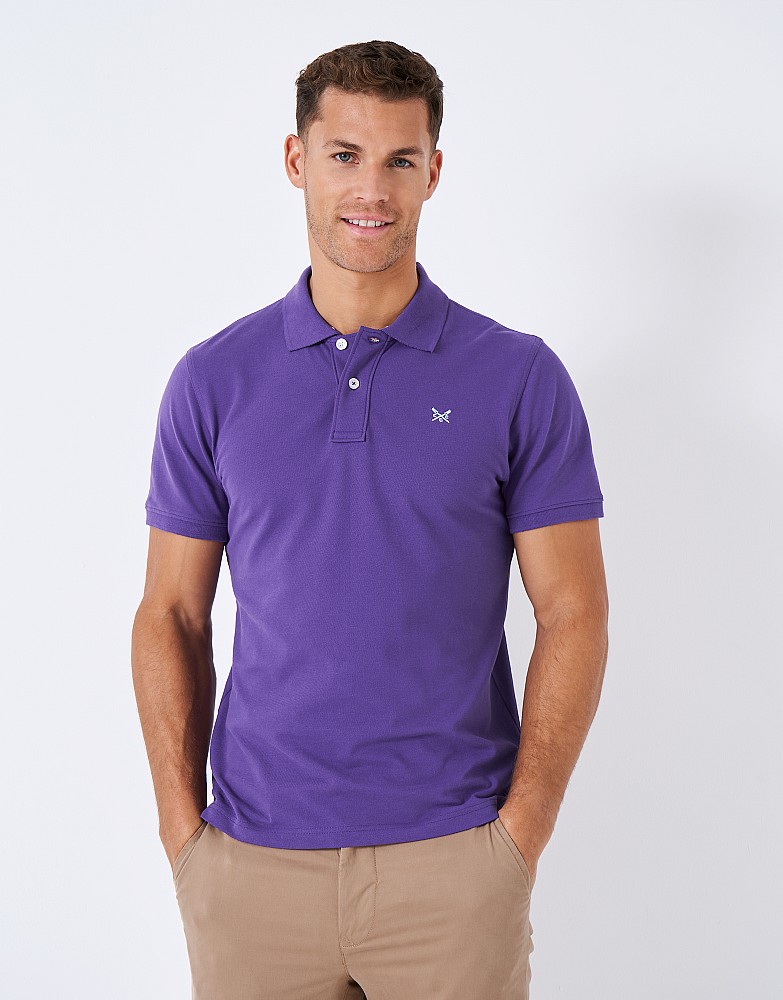 Men's Classic Pique Polo Shirt from Crew Clothing Company