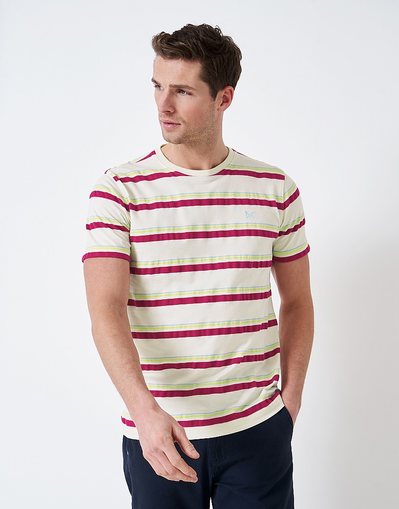 Perran Textured Stripe T-Shirt