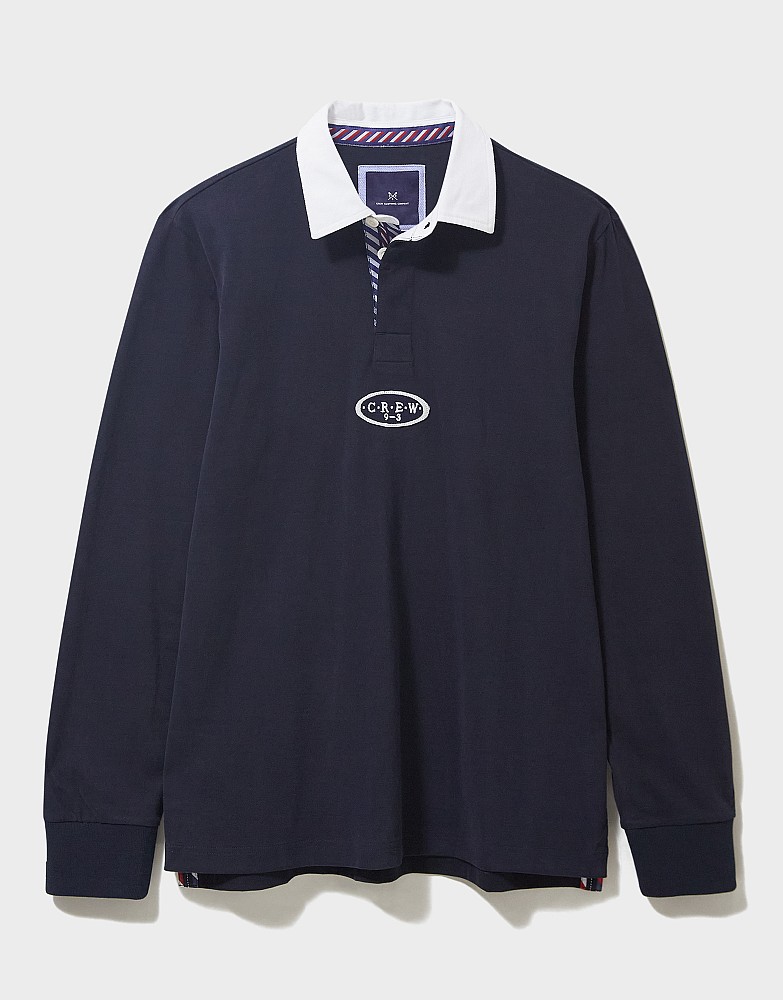 Men's 30th Collection Classic Cotton Rugby Shirt from Crew