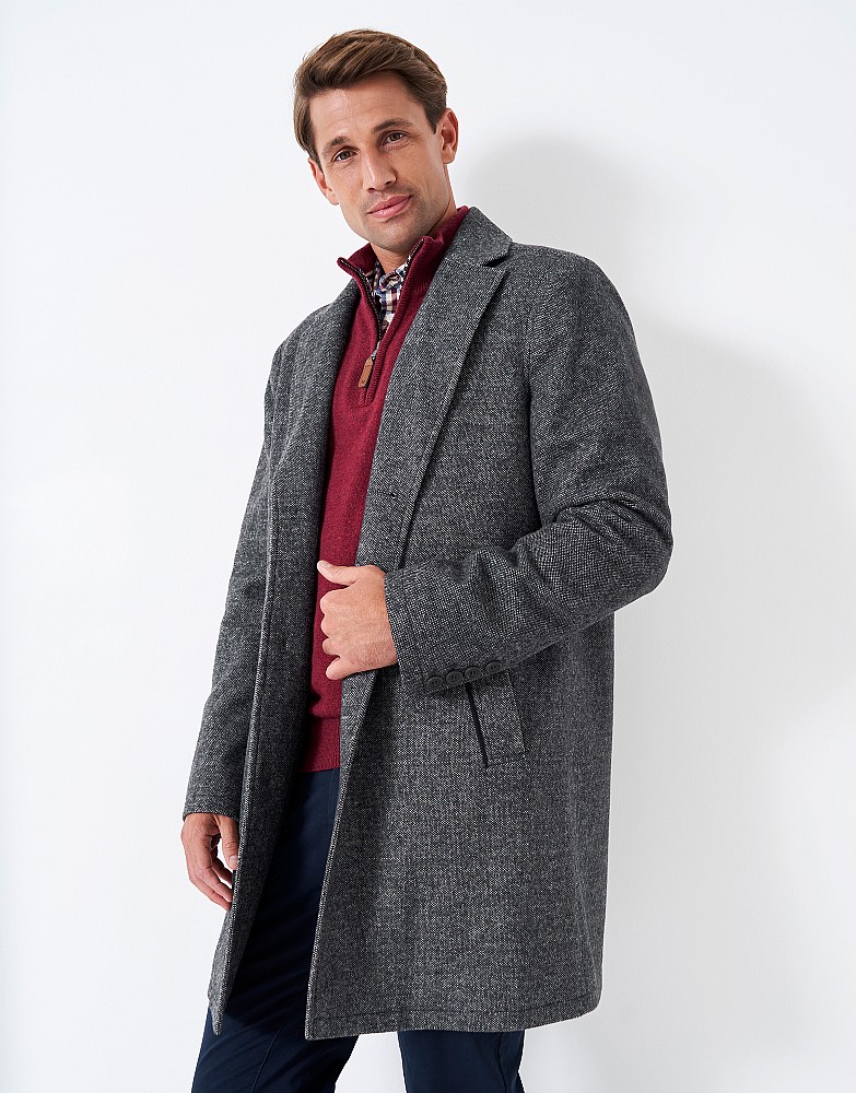 Mens grey coat top uk