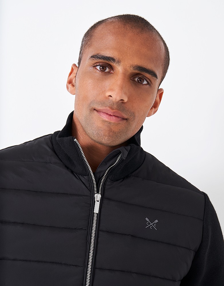 Men's Dartmouth Knit Hybrid Jacket from Crew Clothing Company