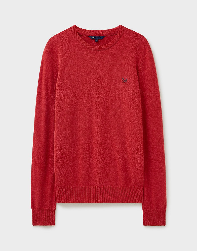 Men's Merino Cashmere Crew Neck Jumper from Crew Clothing Company