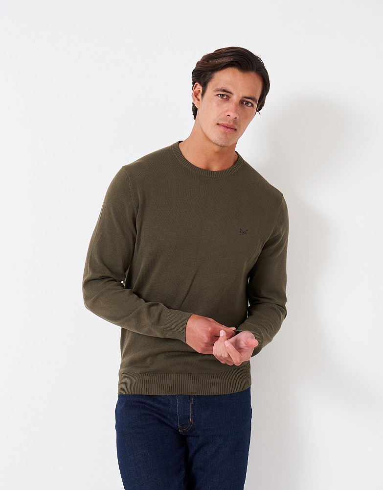 Organic Cotton Crew Neck Jumper