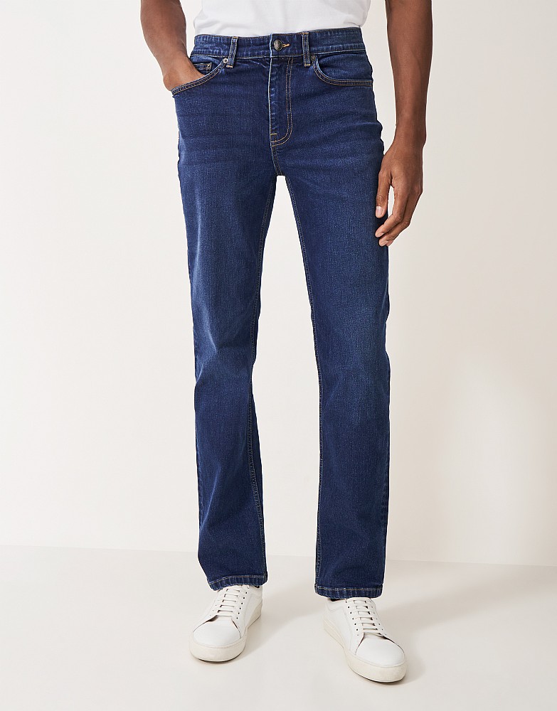 Parker Straight Jean In Mid Wash