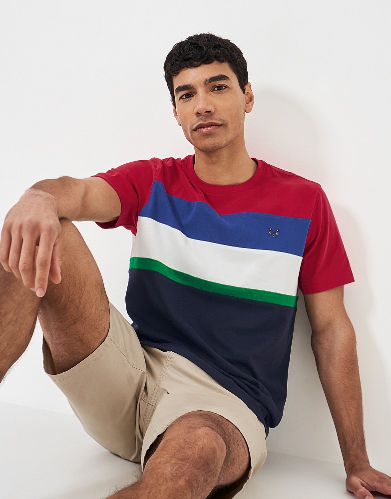 Chest Colourblock T-Shirt