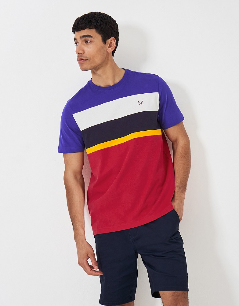 Chest Colourblock T-Shirt