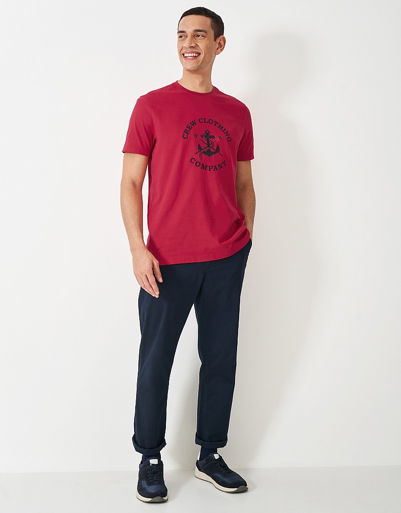 Embroidered Anchor T-Shirt