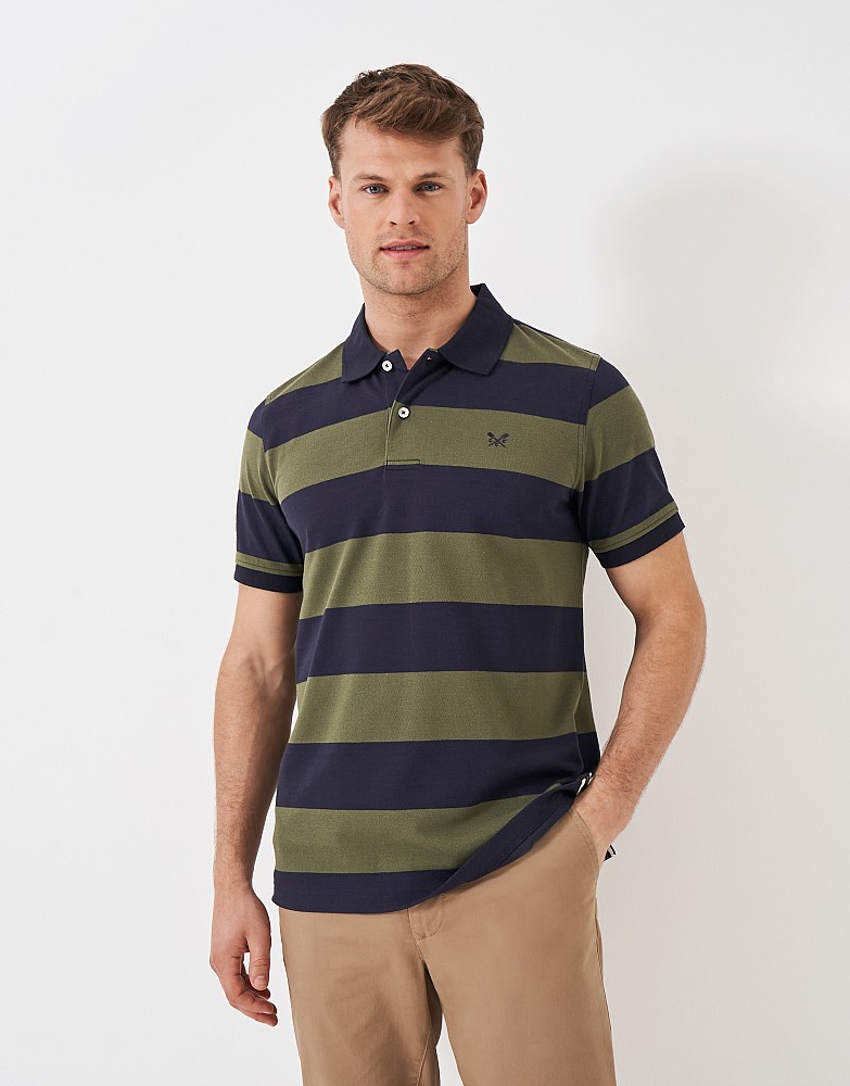Heritage Stripe Pique Polo Shirt
