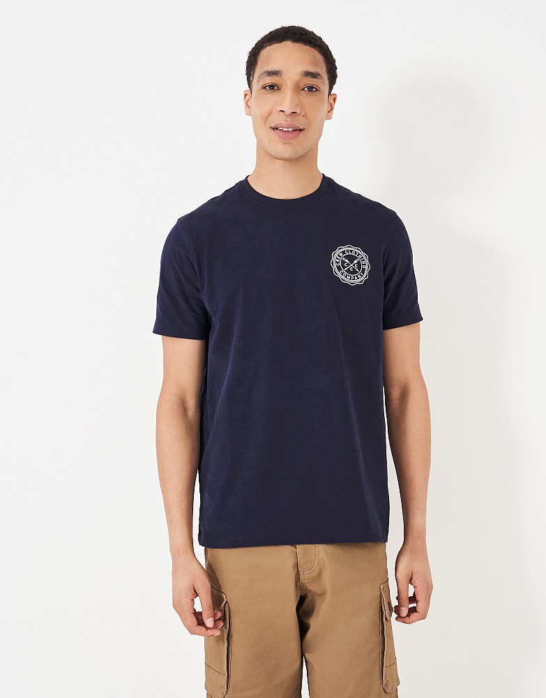 Embroidered Coastal T-Shirt