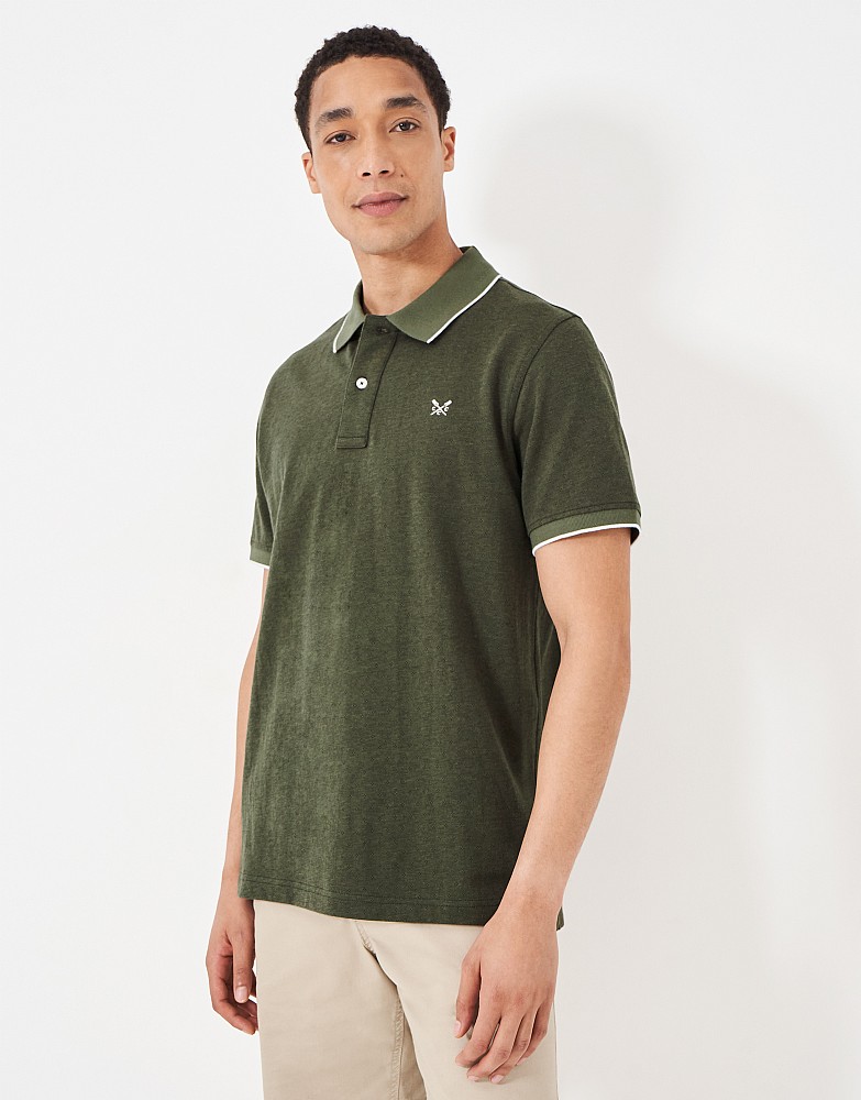 Diamond Jacquard Polo Shirt