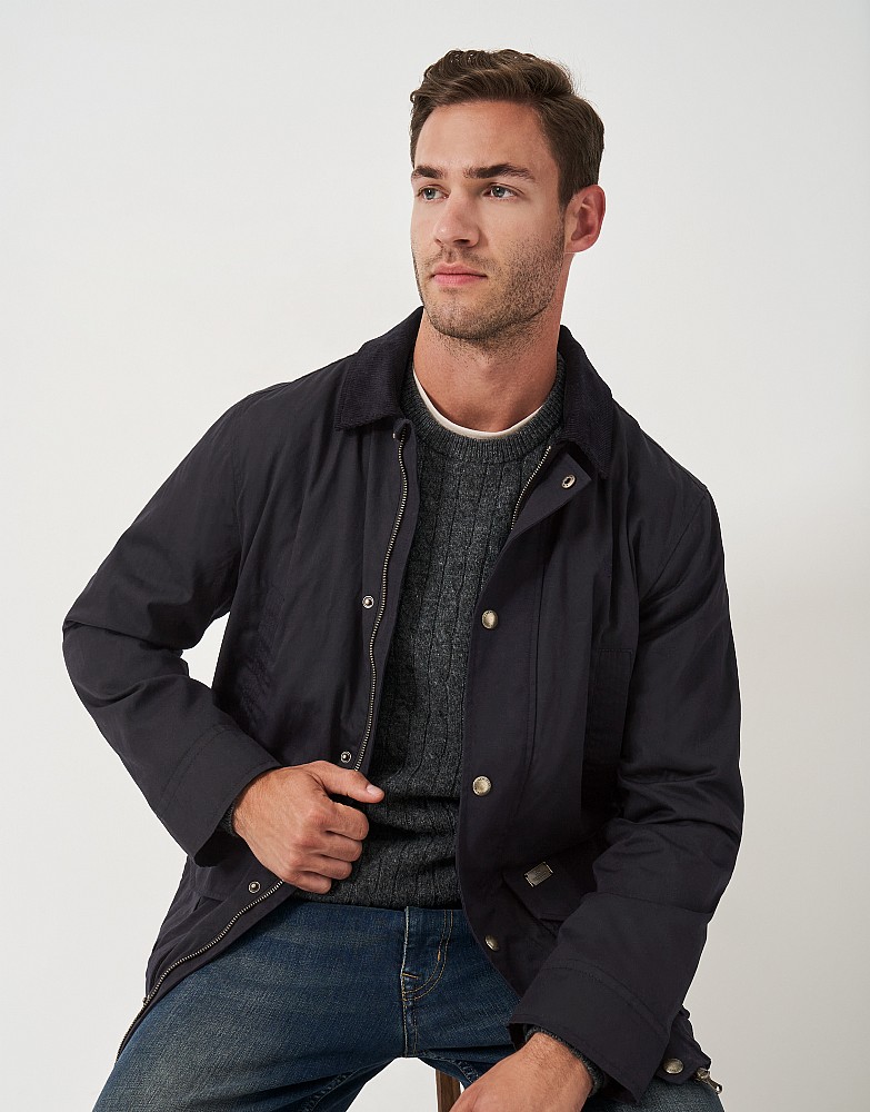 Wandsworth Wax Jacket in Navy