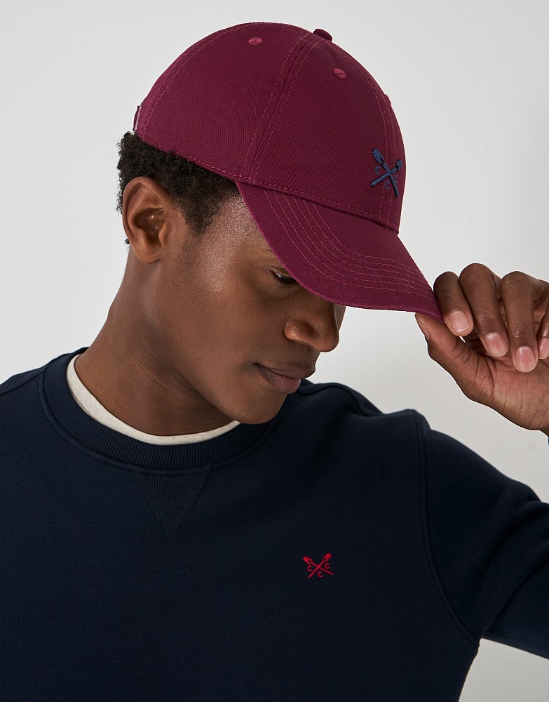 Men's Crew Cap - Burgundy from Crew Clothing Company