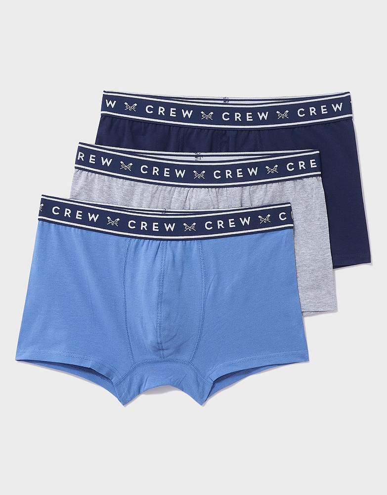 3 Pack Solid Boxers