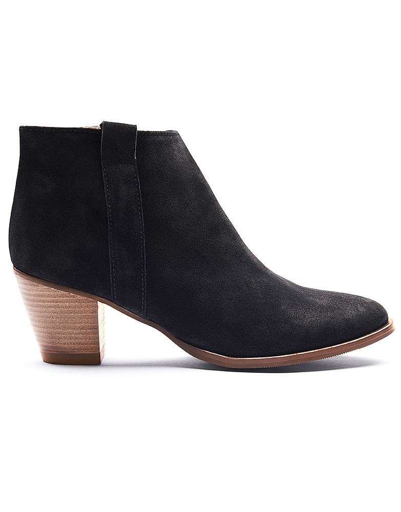 Women's Isabelle Boot in Black Suede from Crew Clothing
