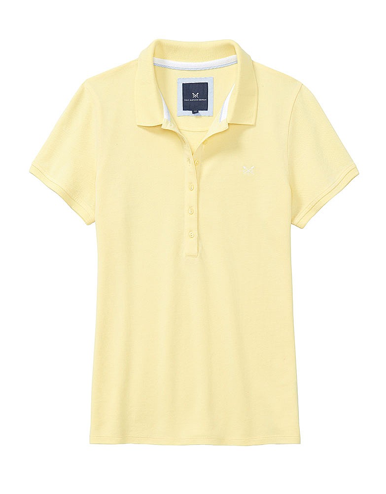 Women's Classic Polo in Lemon from Crew Clothing