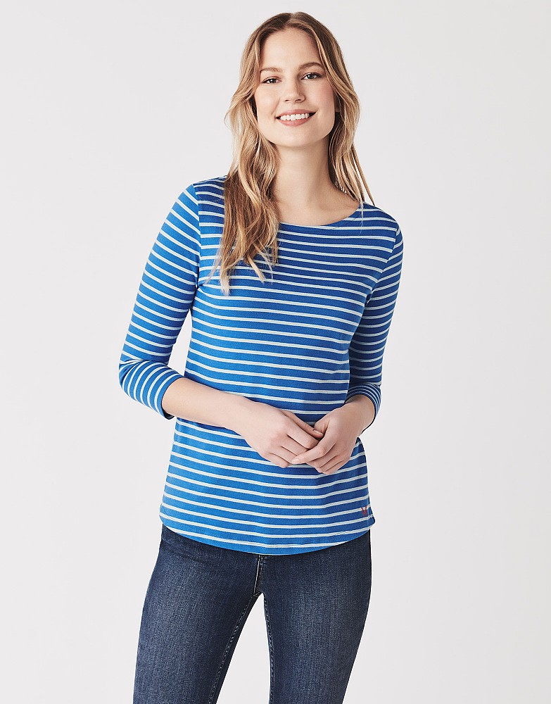 Women's Essential Breton T-Shirt from Crew Clothing Company