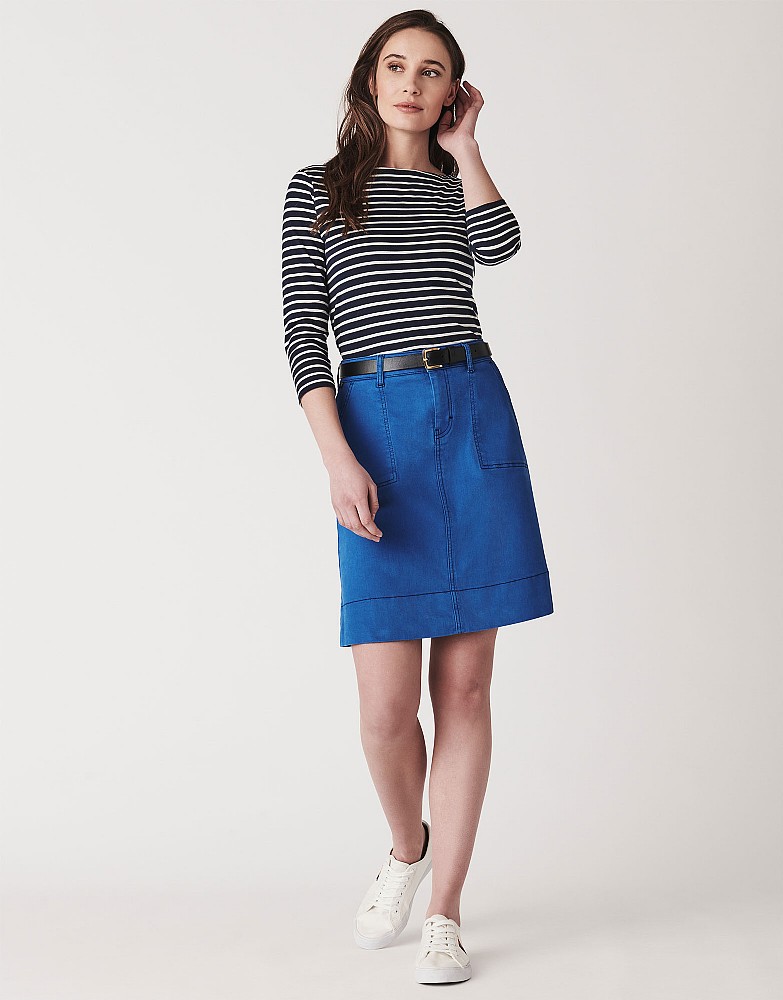 Women's Daphne Denim Skirt from Crew Clothing Company