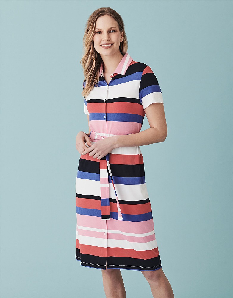 Jersey Shirt Dress