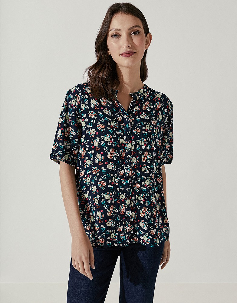 Women's Short Sleeve Blanche Top from Crew Clothing Company