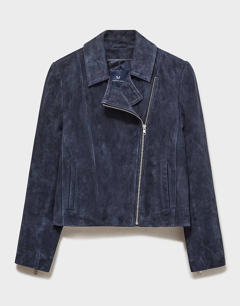 Blue suede jacket clearance womens