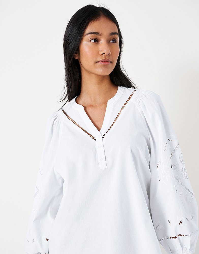 Audrey Embroidered Top