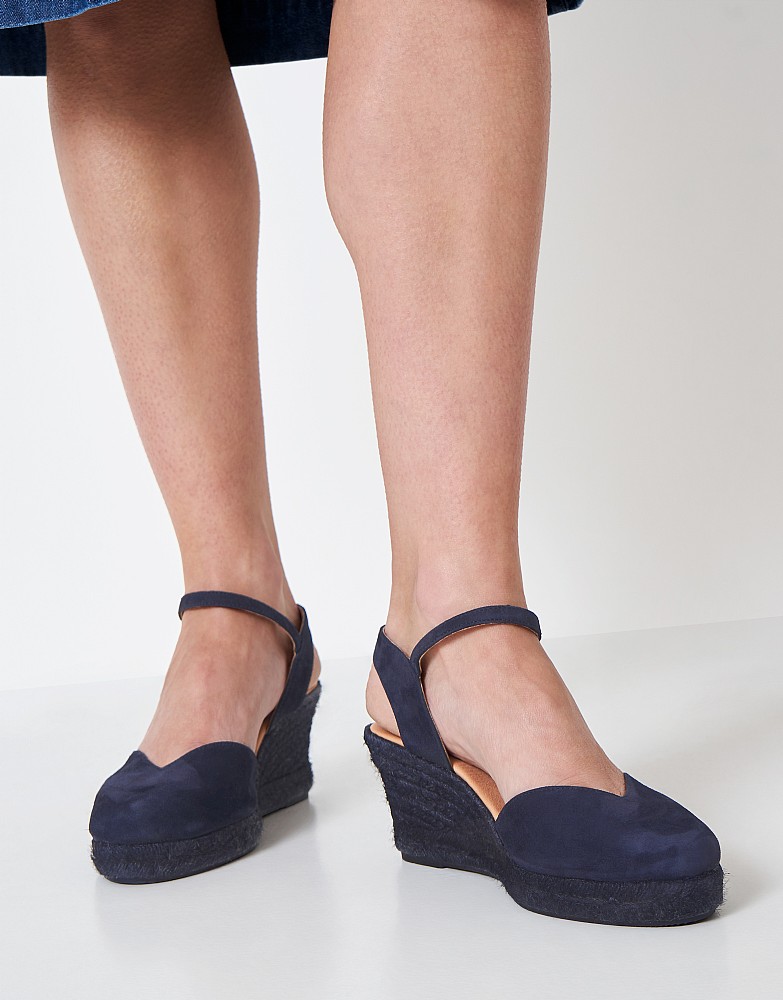 Ferne Suede Wedge Espadrille