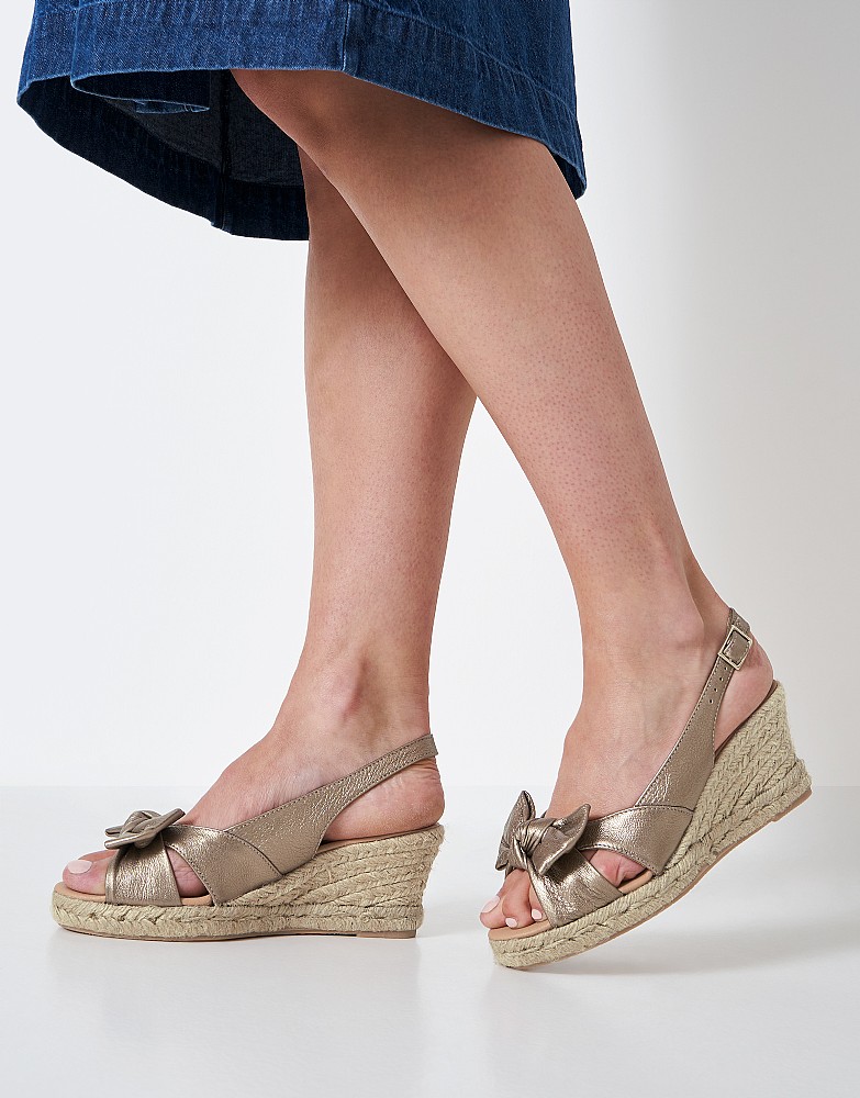 Carly Suede Wedge Espadrille