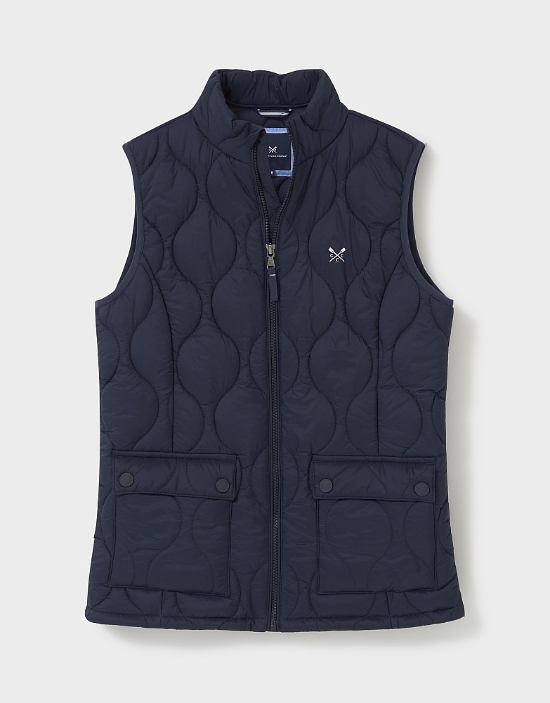 Women's Lightweight Quilted Gilet from Crew Clothing Company