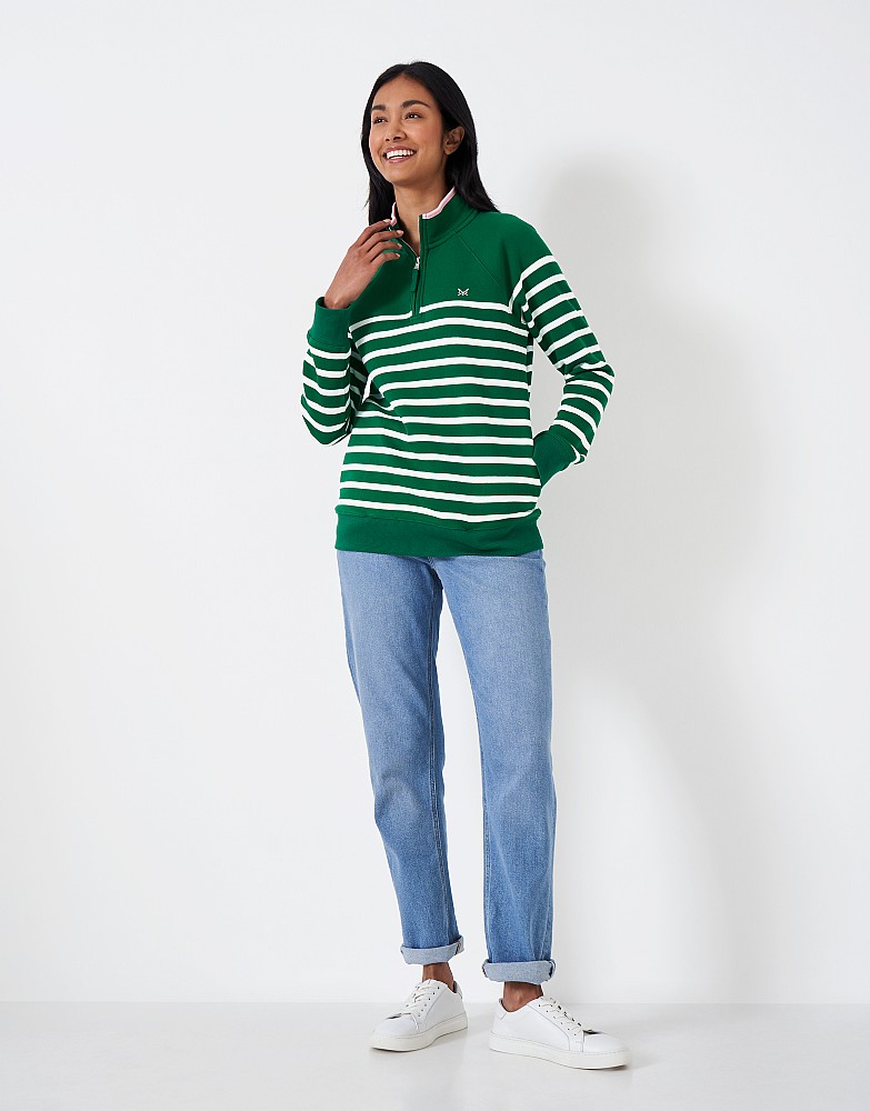 Women's Half Zip Sweatshirt from Crew Clothing Company