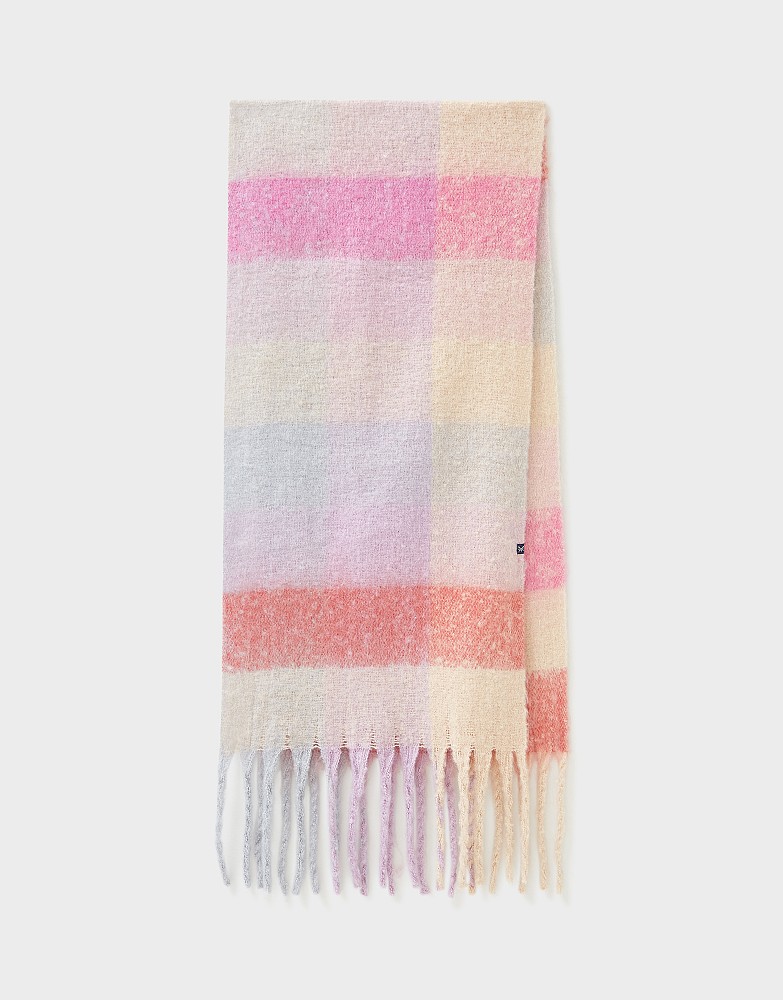 Women's Chunky Check Scarf from Crew Clothing Company