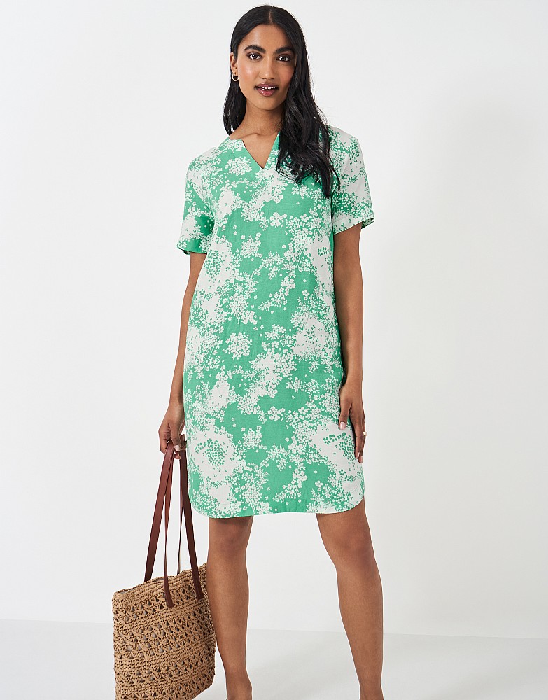 Lea Linen Blend Shift Dress